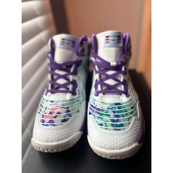 High Top Basketball Mens Size 10.5 Multi-Colored Sneakers Sports Shoes - Picture 2 of 9